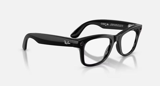 Ray-Ban META WAYFARER Transition Shiny Black - Geração 2 - RW4012 50