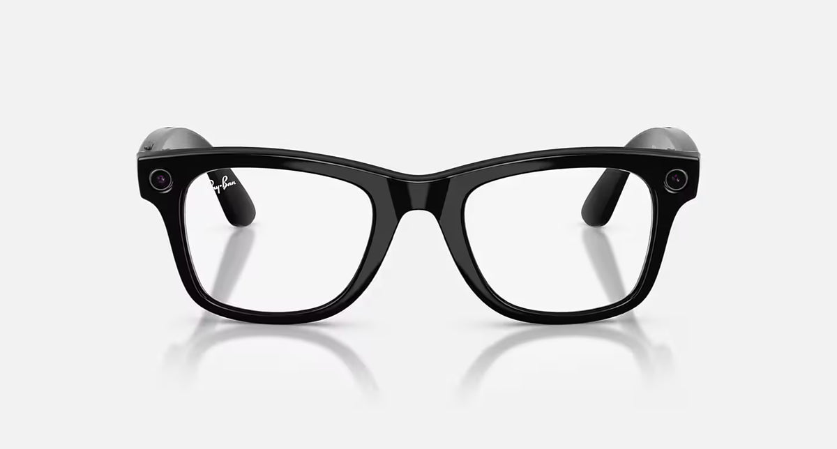 Ray-Ban META WAYFARER Transition Shiny Black - Geração 2 - RW4012 50