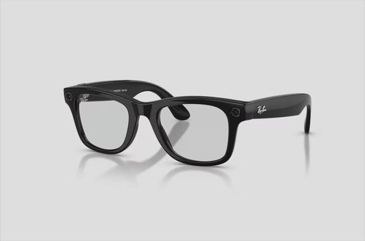 Ray-Ban META WAYFARER Transition Shiny Black - Geração 2 - RW4012 50